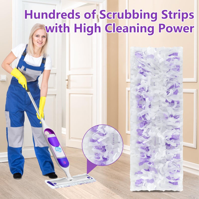 YFUARY 20 Count Disposable Power Mop Refills for Power Mop Multi-Surface Mop Power Mop Pads for PowerMop Wood Mop Compatible with Power Mop Power Mop Pads Refills for Floor Cleaning - Image 2